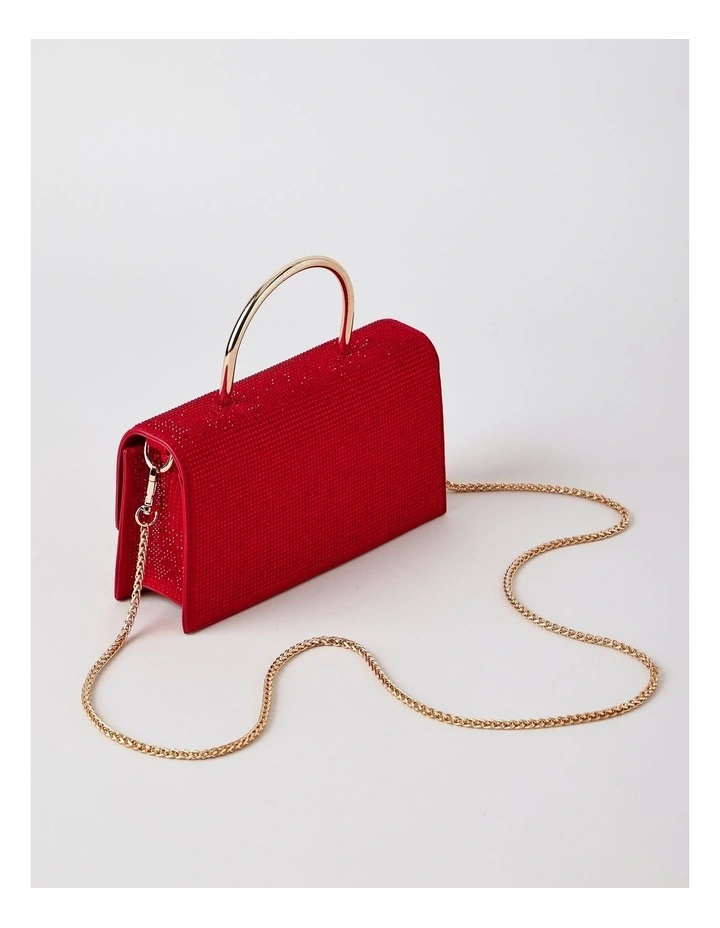Queenie Crossbody Bag in Ruby image 3