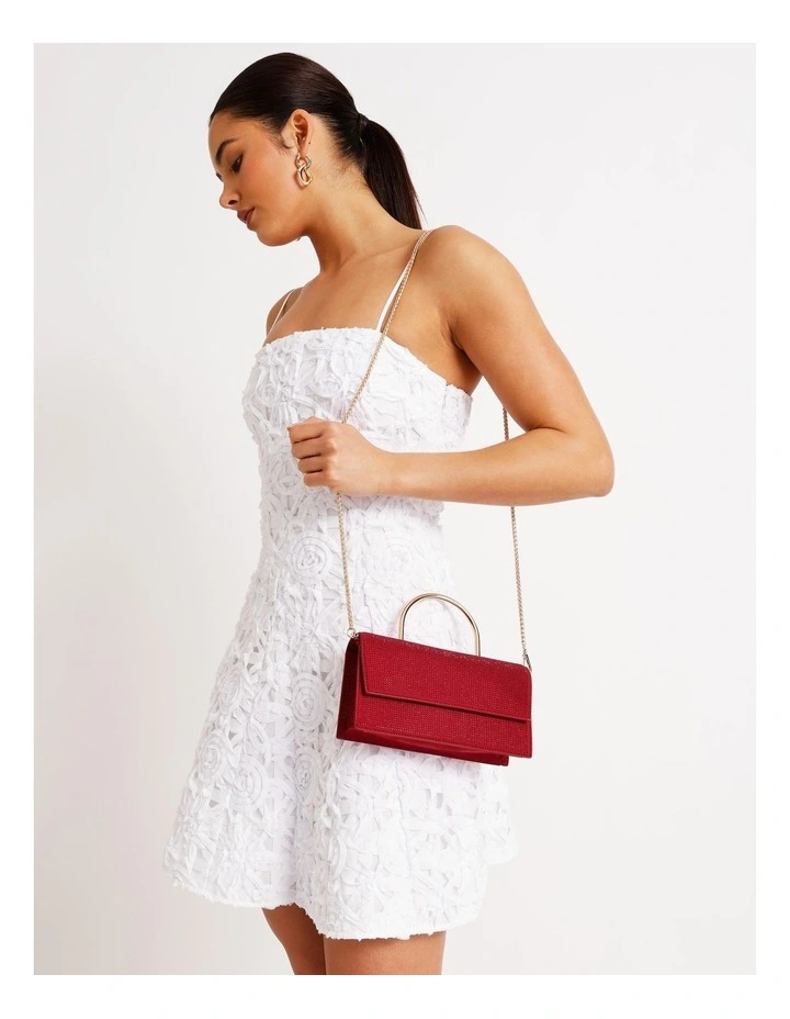 Queenie Crossbody Bag in Ruby image 4