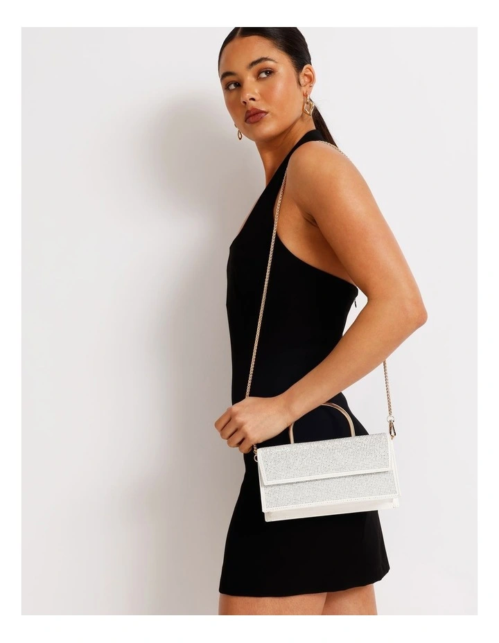 Queenie Crossbody Bag in White image 4