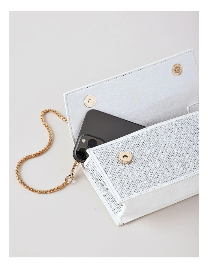 Queenie Crossbody Bag in White image 5