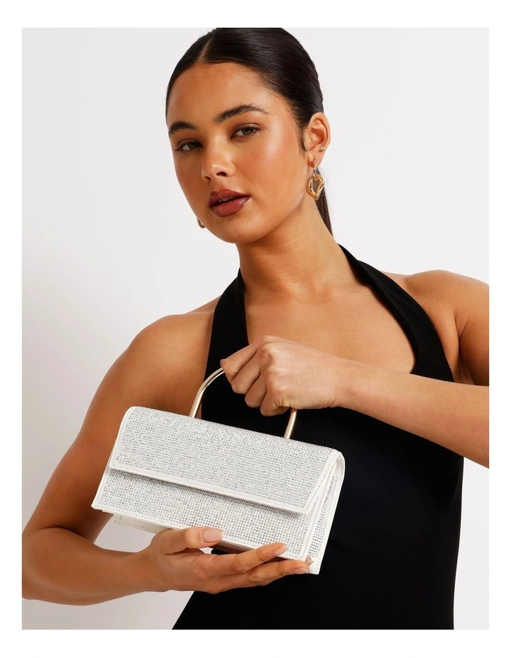 Queenie Crossbody Bag in White image 6