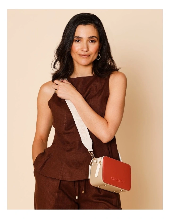 Budapest Crossbody Bag in Clay Combo image 4