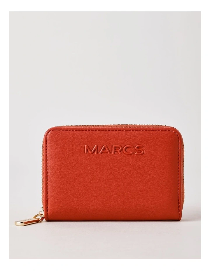Doha Small Zip Around Wallet in Clay image 1