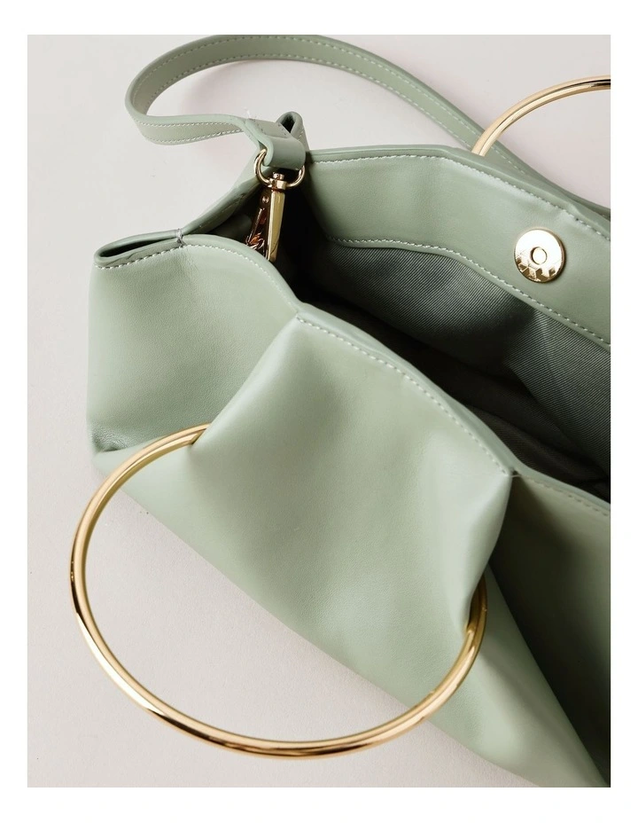 Misha Crossbody Bag in Sage image 4
