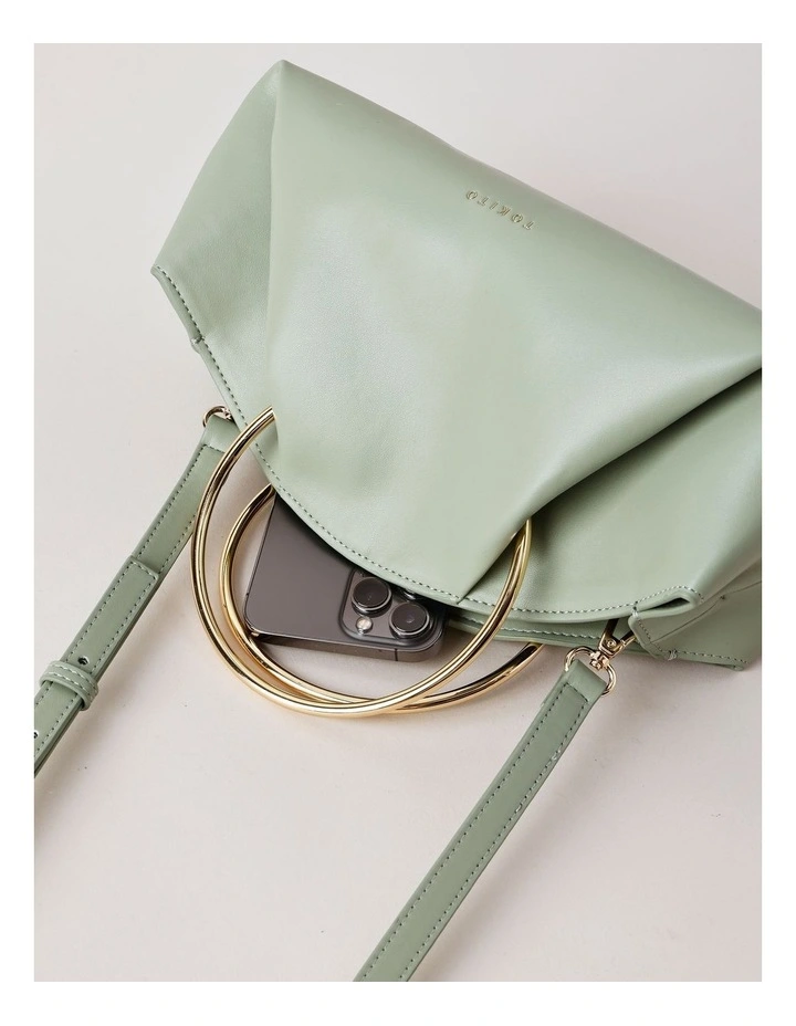 Misha Crossbody Bag in Sage image 5
