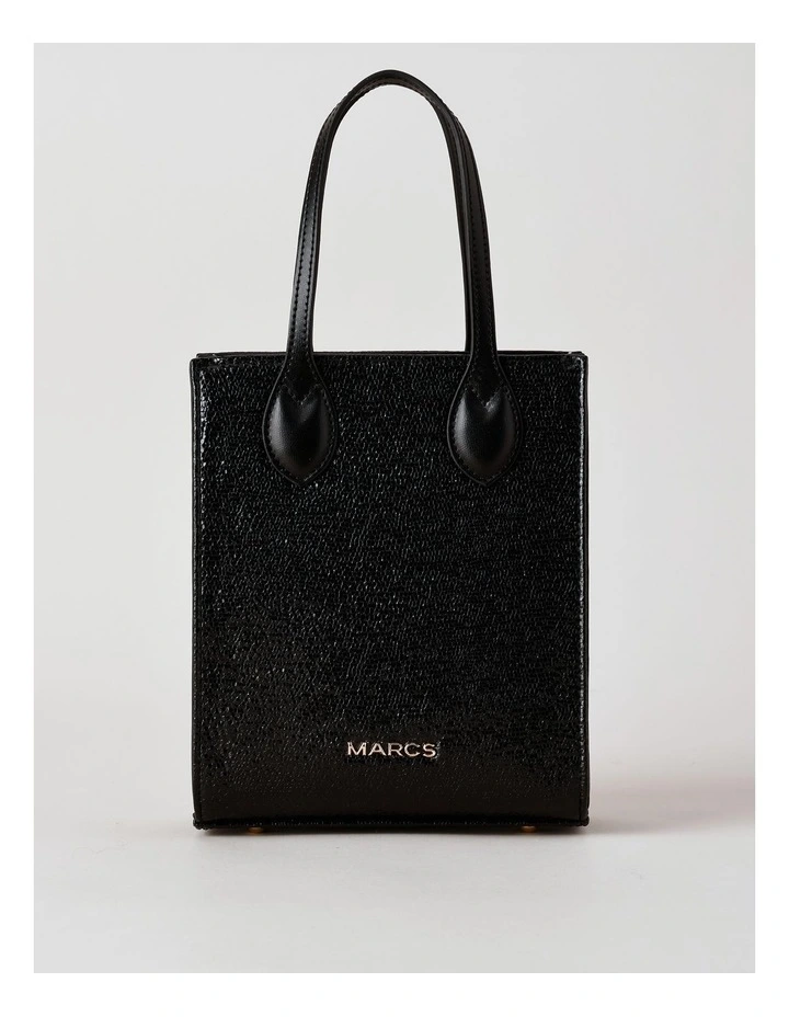 Aruba Mini Tote Bag in Black Combo image 1