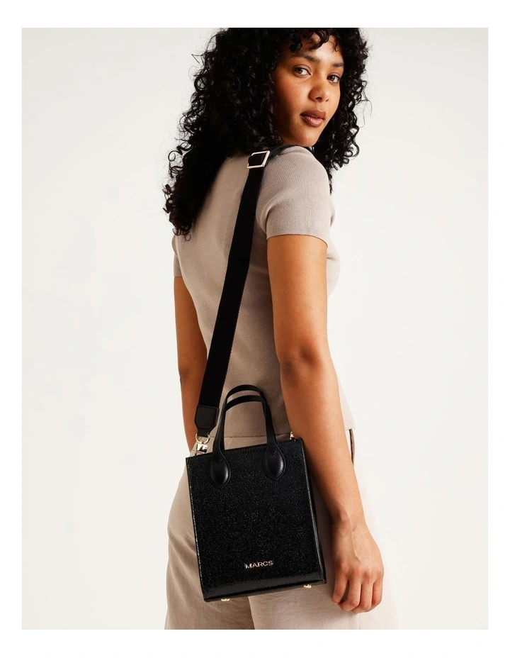 Aruba Mini Tote Bag in Black Combo image 4