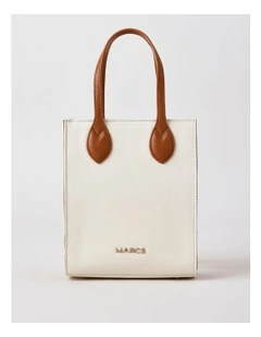 Aruba Mini Tote Bag in Vanilla Combo