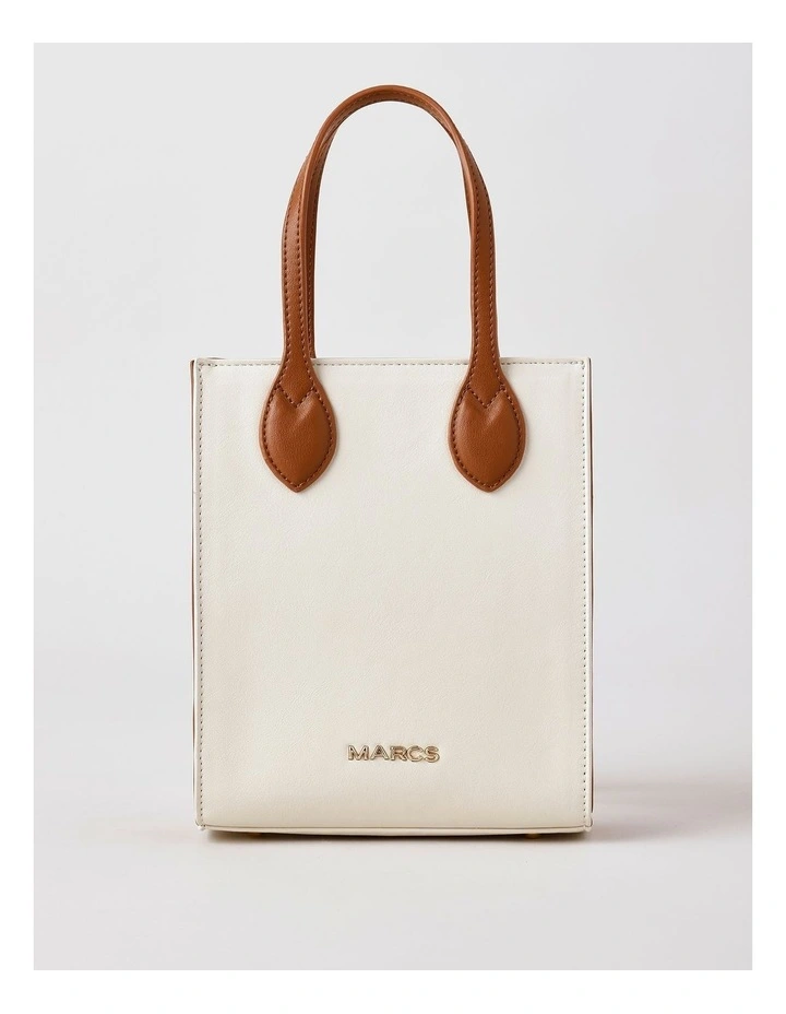 Aruba Mini Tote Bag in Vanilla Combo image 1
