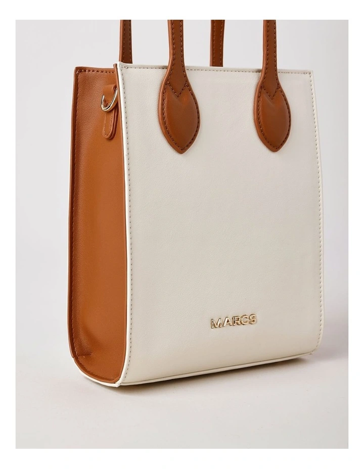 Aruba Mini Tote Bag in Vanilla Combo image 3