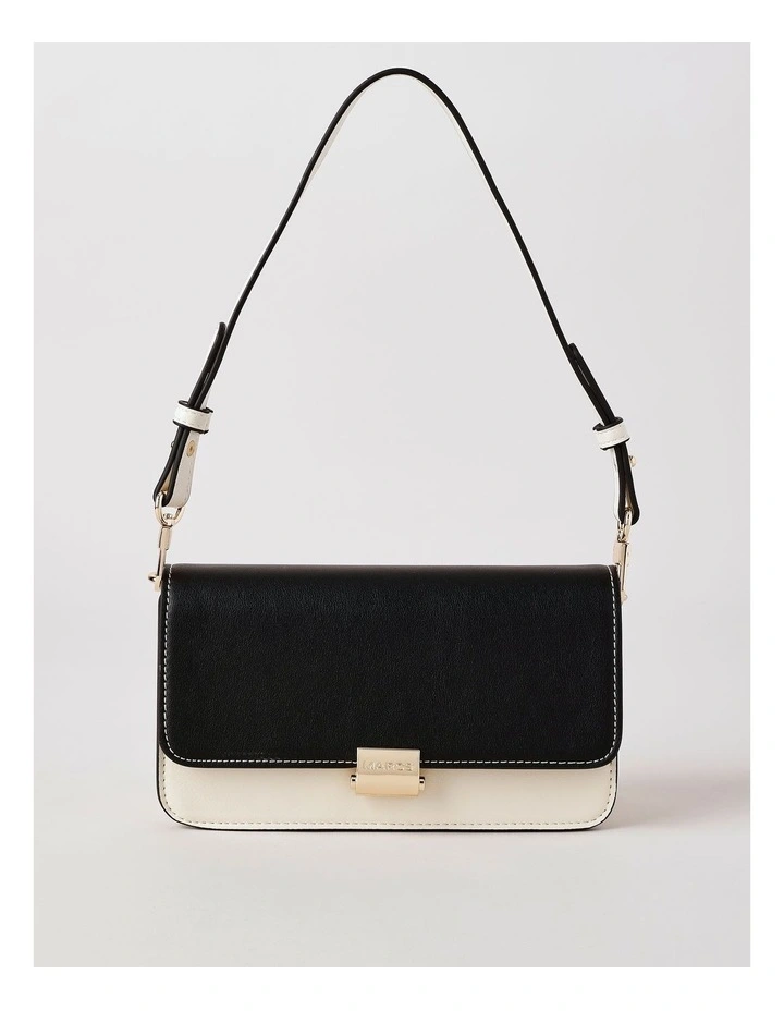 Lyon Shoulder Bag in Black/White Combo image 1