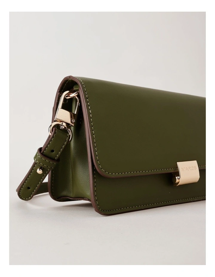 Lyon Shoulder Bag in Olive image 6