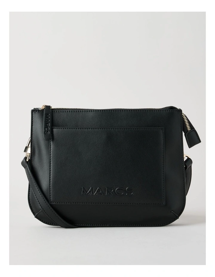 Milan Crossbody Bag in Black image 1
