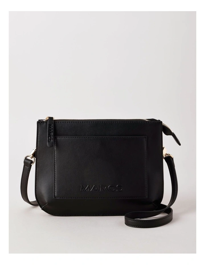 Milan Crossbody Bag in Black image 1