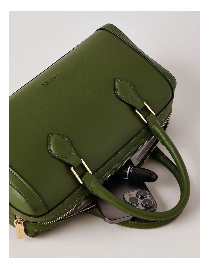 Verona Duffle Bag in Olive image 6