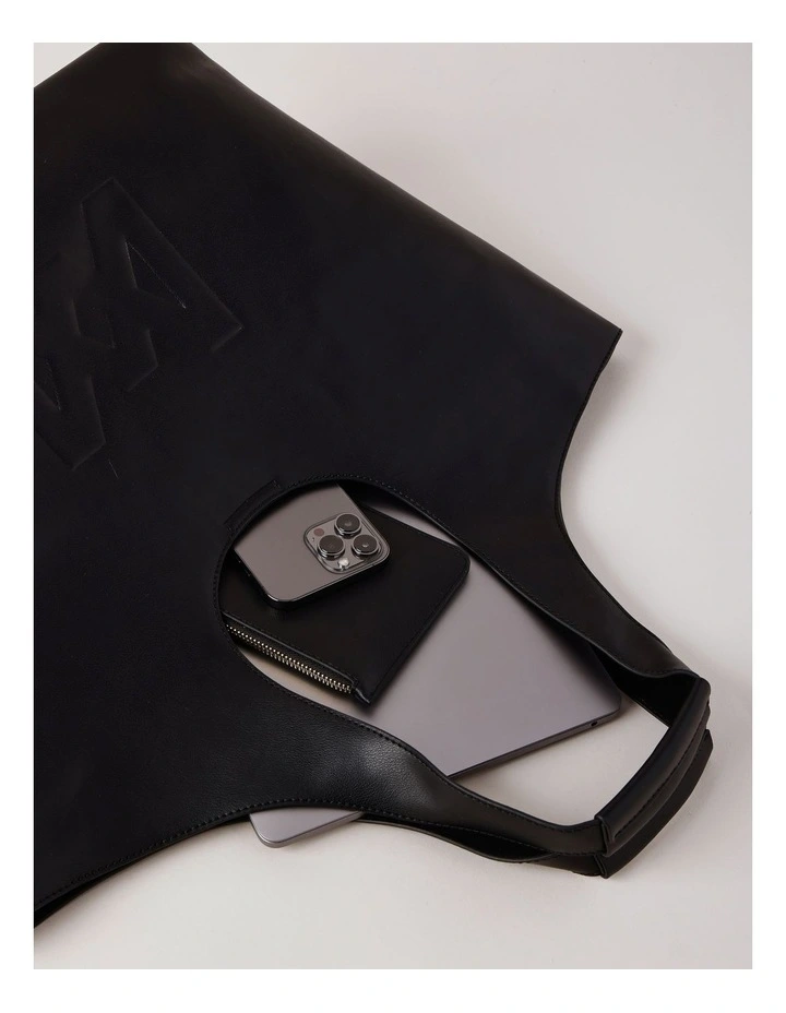 Strasbourg Tote Bag in Black image 6