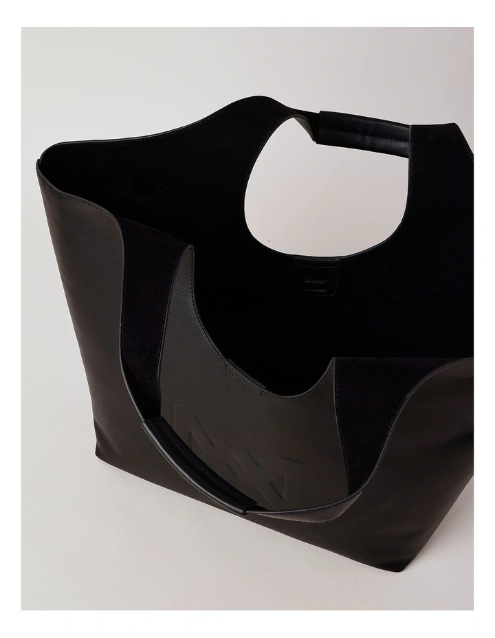 Strasbourg Tote Bag in Black image 7