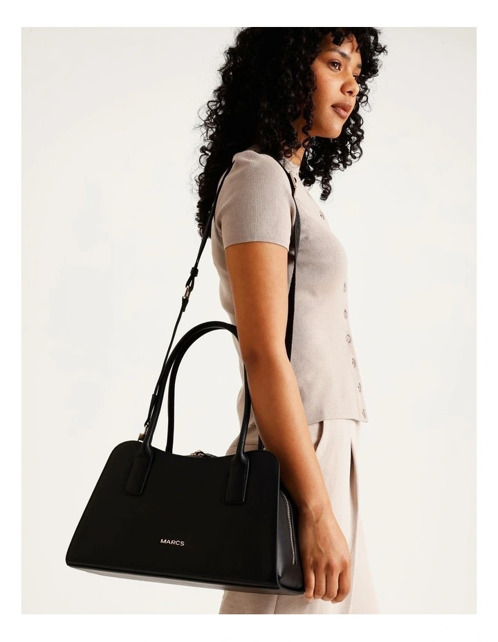 Messina Tote Bag in Black image 4