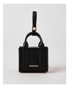 Barbados Bag Charm Accessory in Black