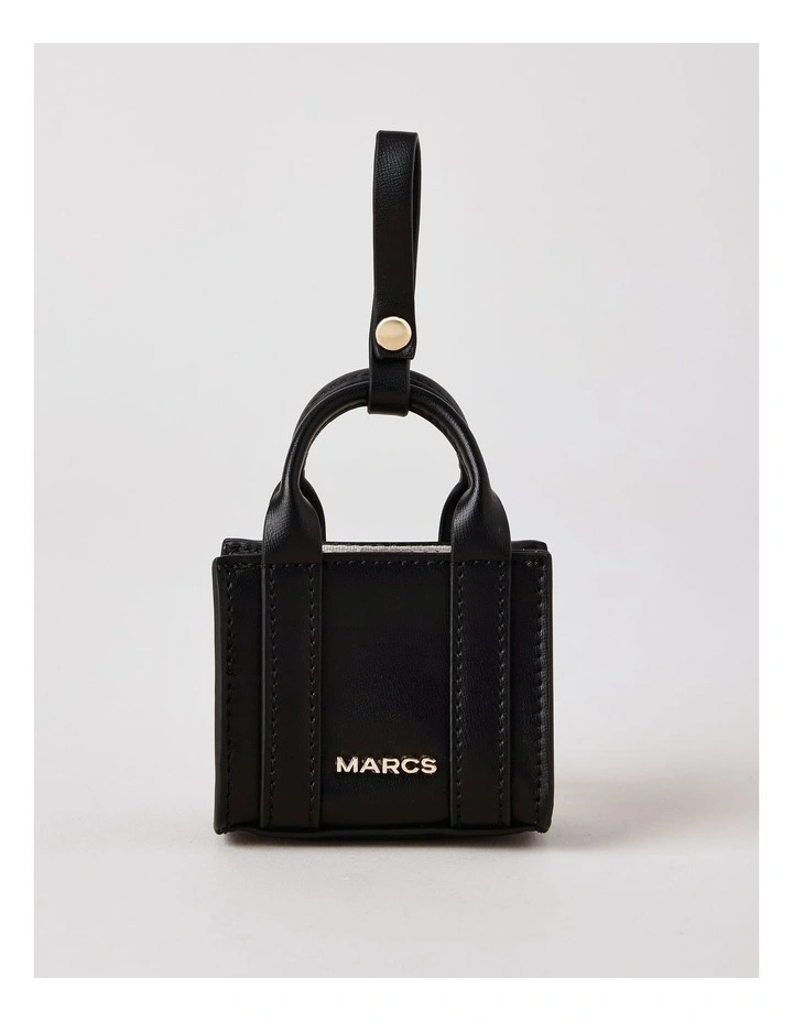 Barbados Bag Charm Accessory in Black image 1