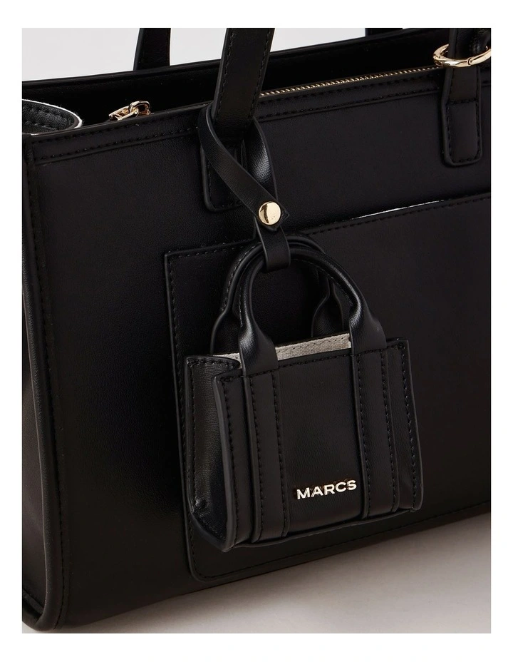 Barbados Bag Charm Accessory in Black image 3