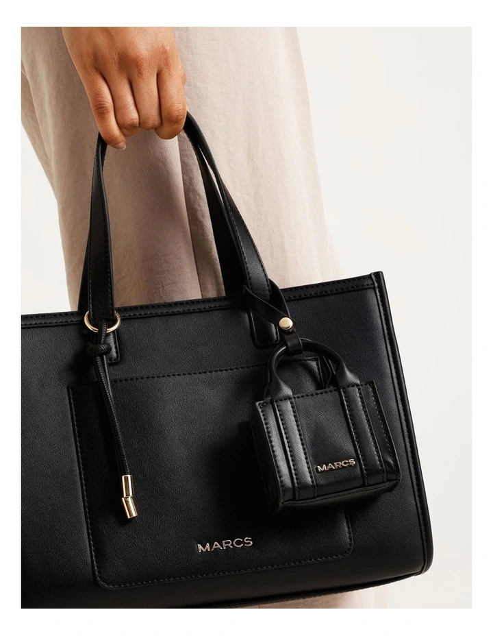 Barbados Bag Charm Accessory in Black image 4