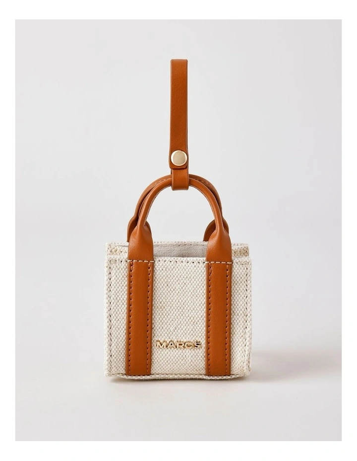 Barbados Bag Charm Accessory in Natural/Tan image 1