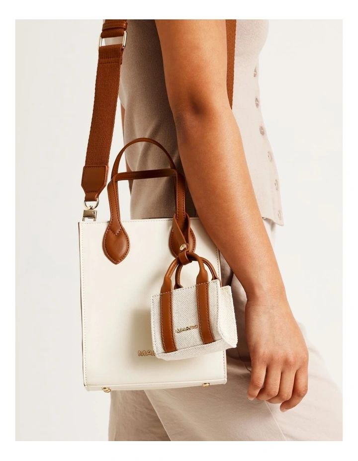 Barbados Bag Charm Accessory in Natural/Tan image 2