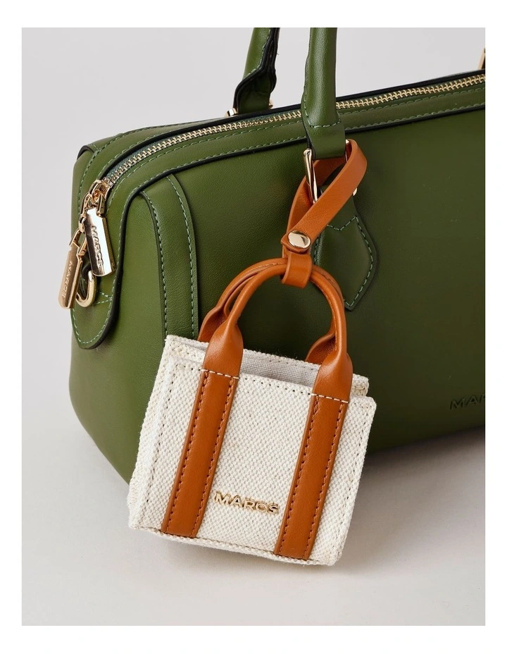 Barbados Bag Charm Accessory in Natural/Tan image 3
