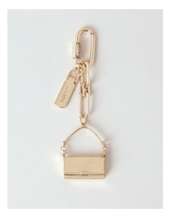 Lyon Bag Charm Accessory in Gold