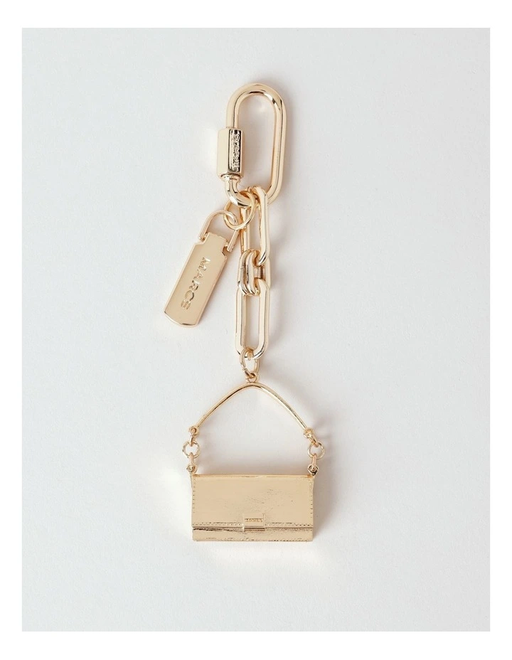 Lyon Bag Charm Accessory in Gold image 1