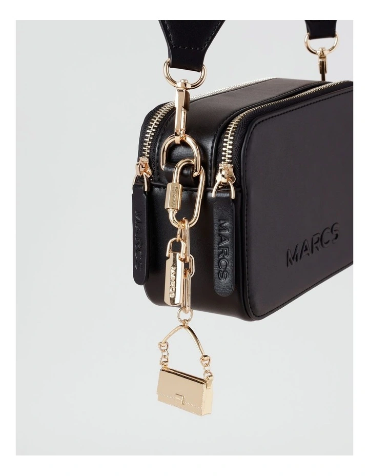 Lyon Bag Charm Accessory in Gold image 3