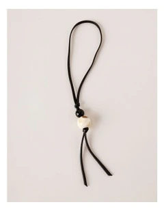 Tortoiseshell Ball Charm Accessory in Natural