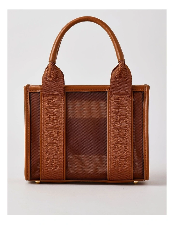 Barbados Mini Tote Bag in Brown image 1