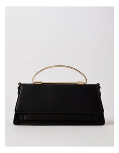 Marsala Clutch Bag in Black