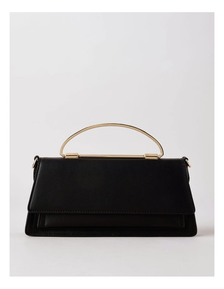 Marsala Clutch Bag in Black image 1