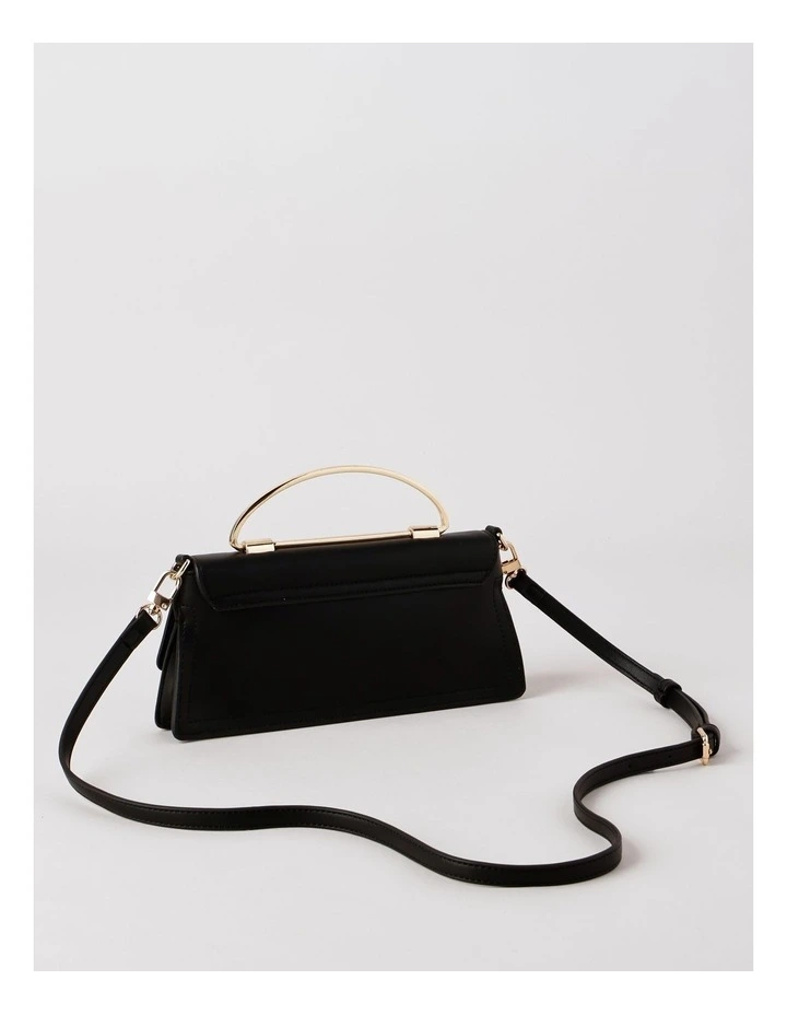 Marsala Clutch Bag in Black image 5
