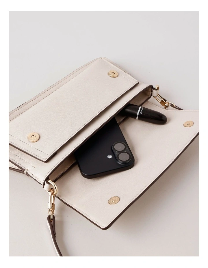 Marsala Clutch Bag in Vanilla image 3