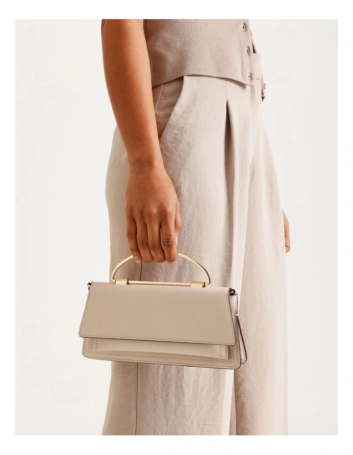 Marsala Clutch Bag in Vanilla image 4