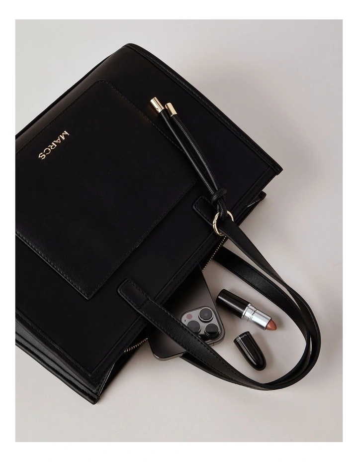 Belfast Tote Bag in Black image 7