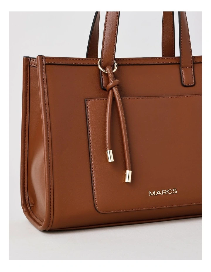 Belfast Tote Bag in Chocolate image 3