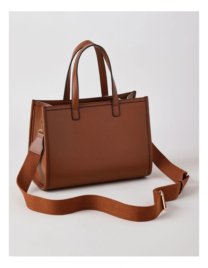 Belfast Tote Bag in Chocolate image 6