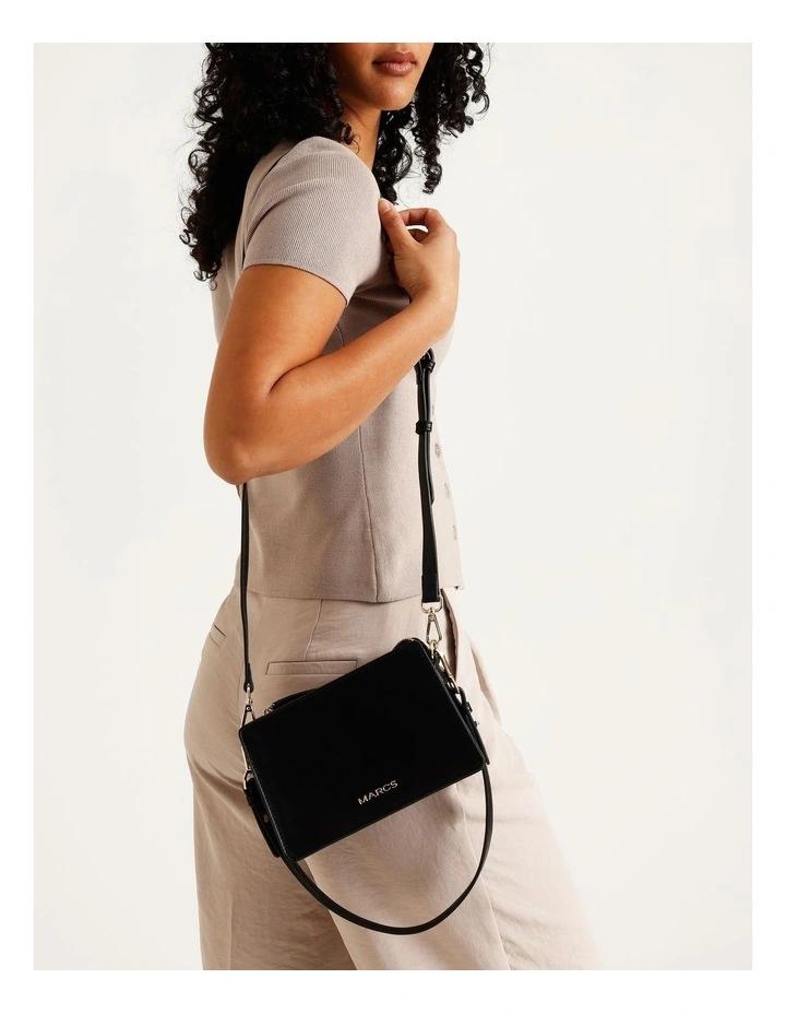 Belfast Shoulder Bag in Black image 4