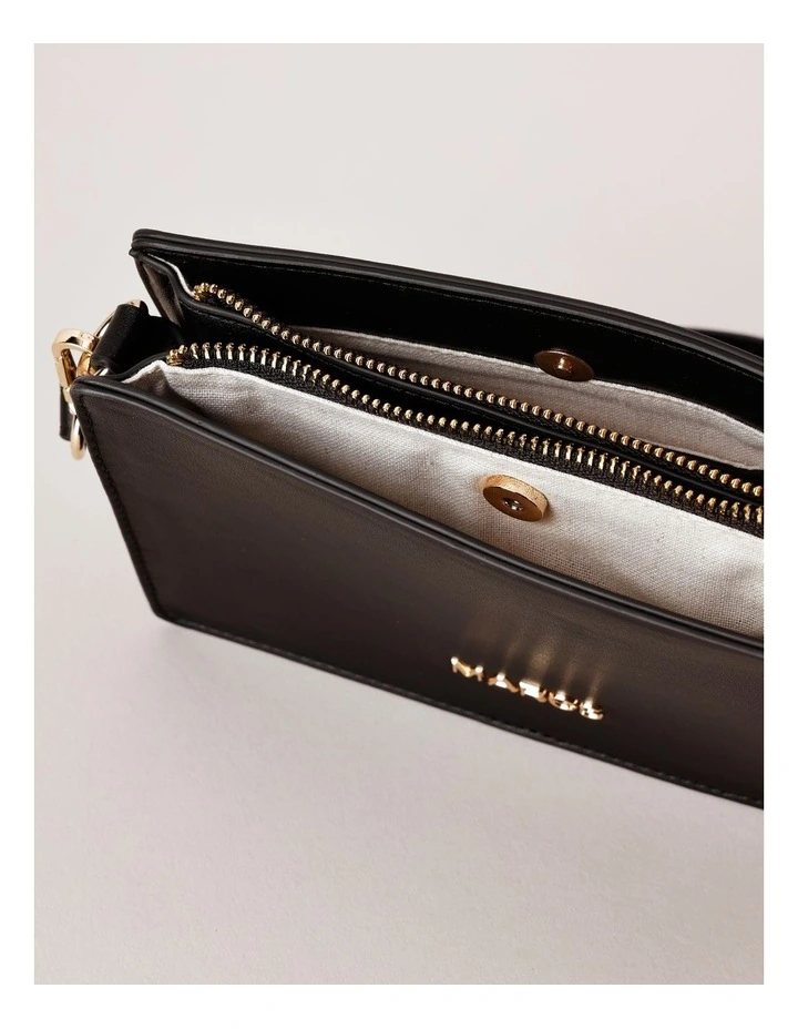 Belfast Shoulder Bag in Black image 7