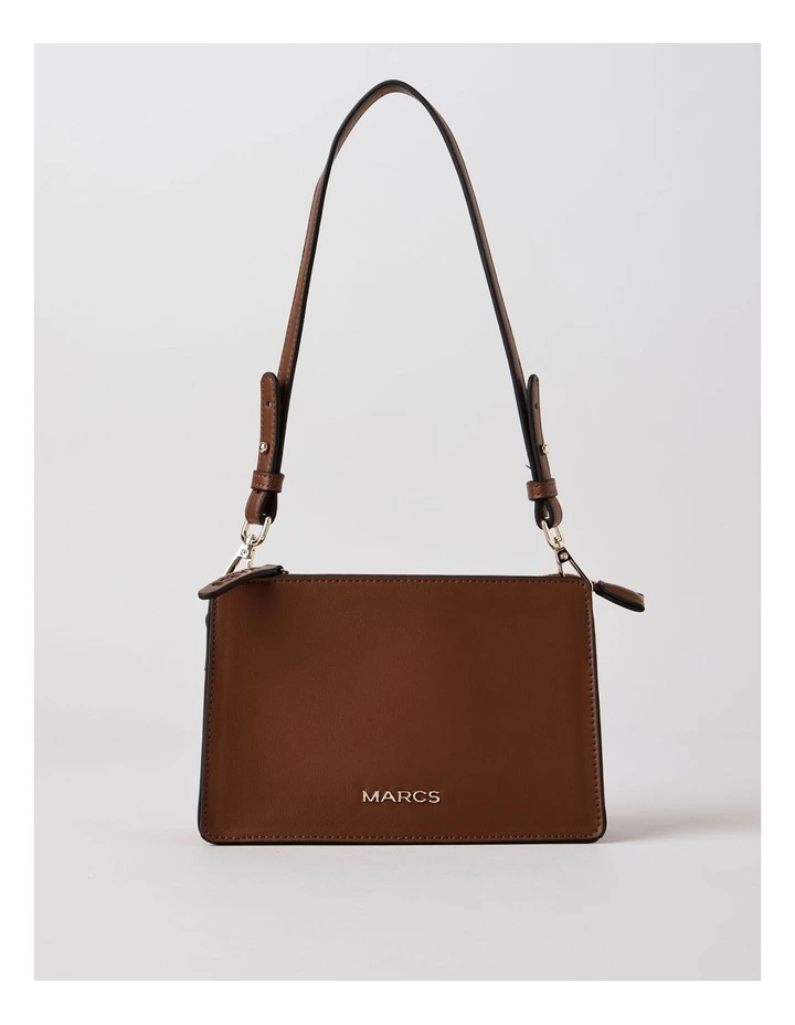 Belfast Shoulder Bag in Chocolate image 1