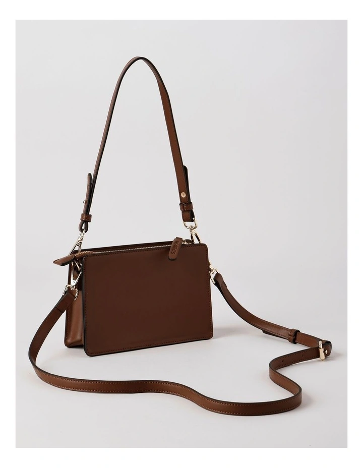 Belfast Shoulder Bag in Chocolate image 5