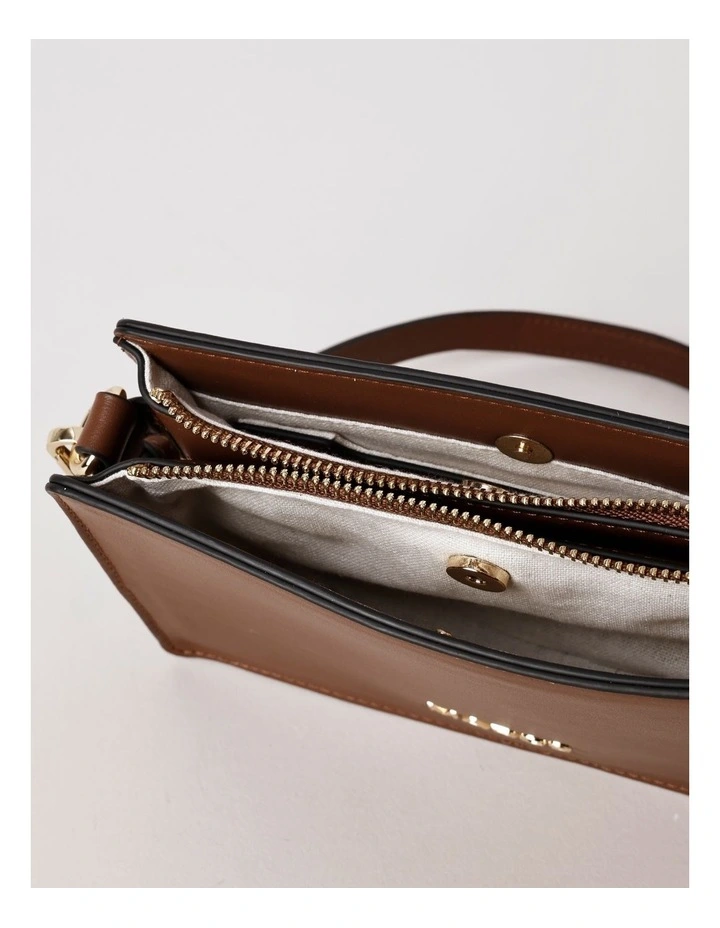 Belfast Shoulder Bag in Chocolate image 7