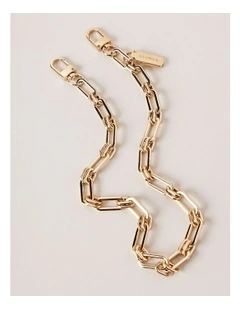 Neiva Shoulder Bag Strap in Gold Chain