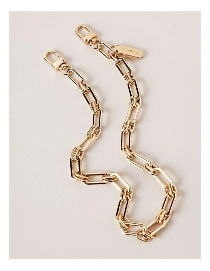 Neiva Shoulder Bag Strap in Gold Chain image 1