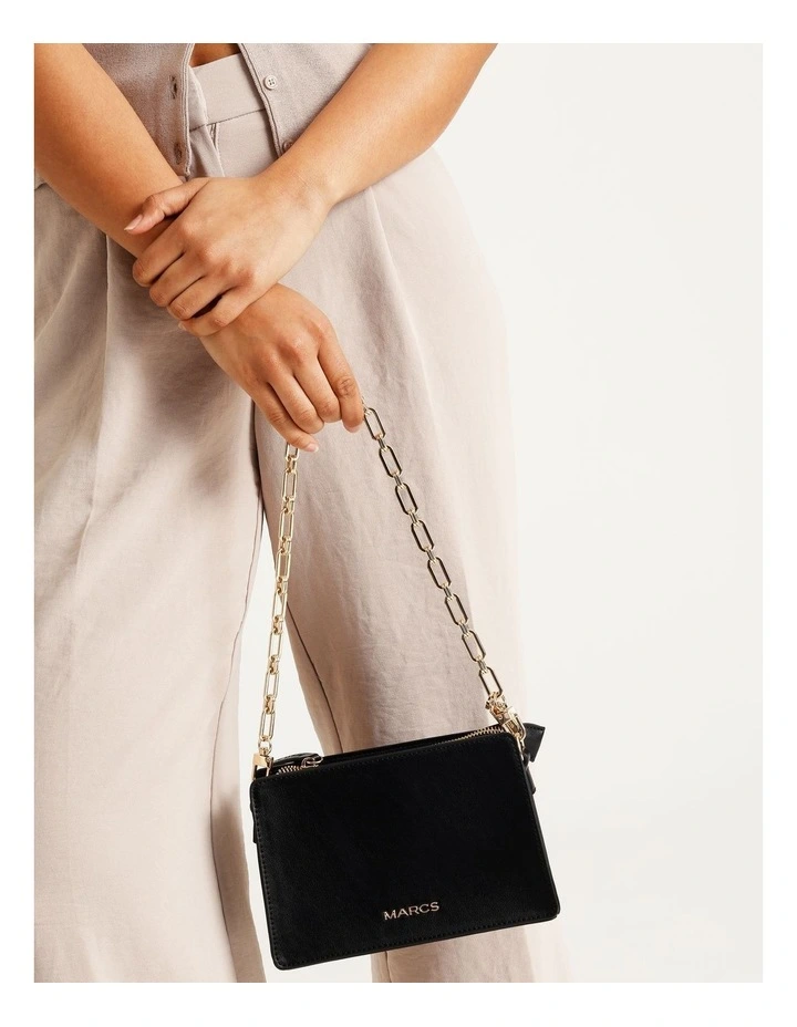 Neiva Shoulder Bag Strap in Gold Chain image 6